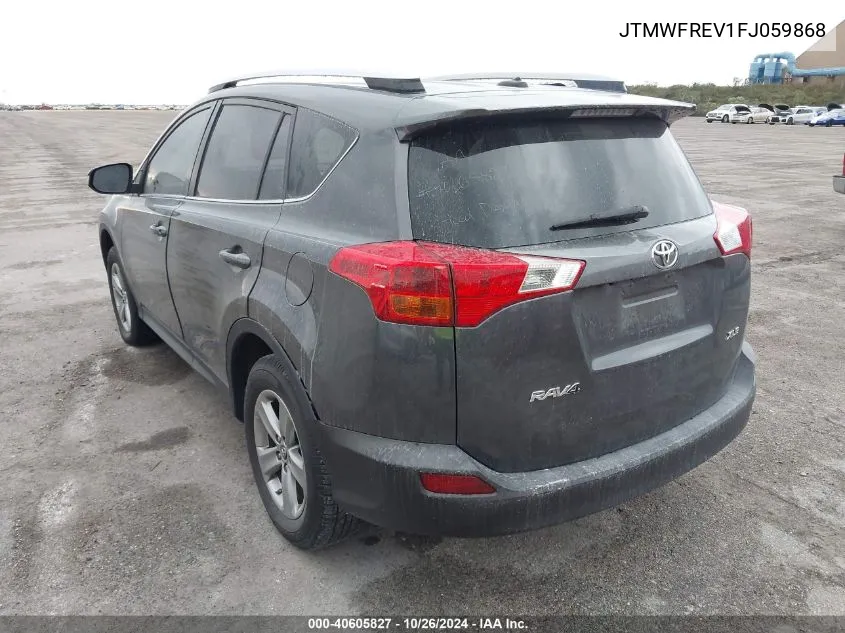 2015 Toyota Rav4 Xle VIN: JTMWFREV1FJ059868 Lot: 40605827