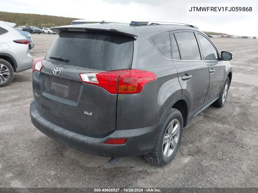 2015 Toyota Rav4 Xle VIN: JTMWFREV1FJ059868 Lot: 40605827