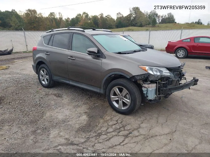 2015 Toyota Rav4 Xle VIN: 2T3WFREV8FW205359 Lot: 40623661