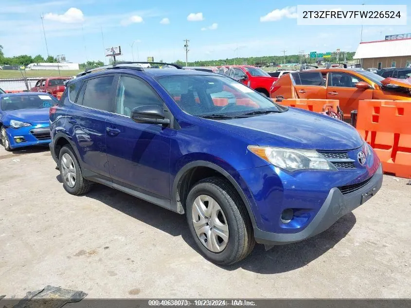 2T3ZFREV7FW226524 2015 Toyota Rav4 Le