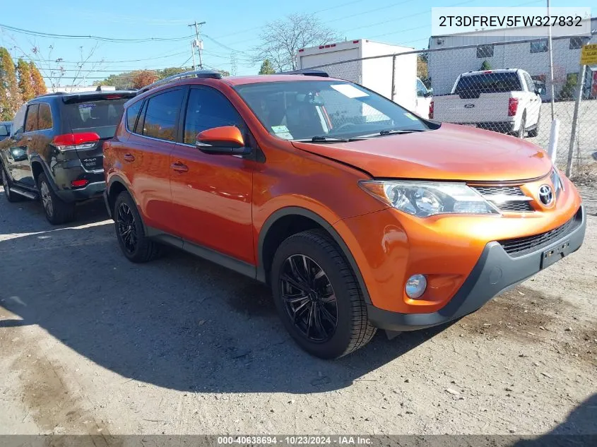 2015 Toyota Rav4 Limited VIN: 2T3DFREV5FW327832 Lot: 40638694