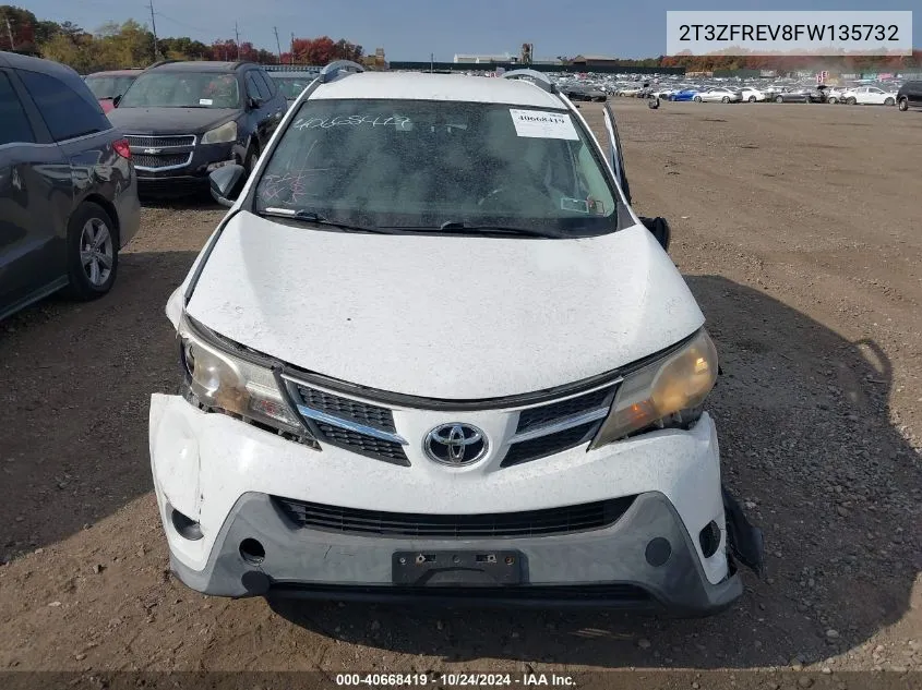 2T3ZFREV8FW135732 2015 Toyota Rav4 Le