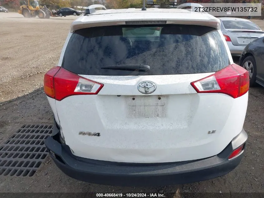 2015 Toyota Rav4 Le VIN: 2T3ZFREV8FW135732 Lot: 40668419