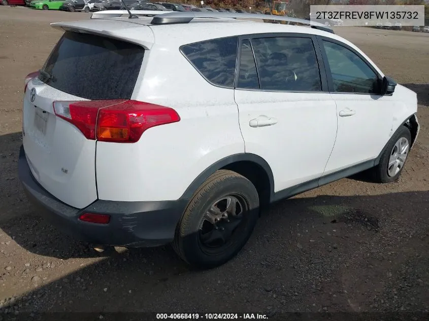 2T3ZFREV8FW135732 2015 Toyota Rav4 Le