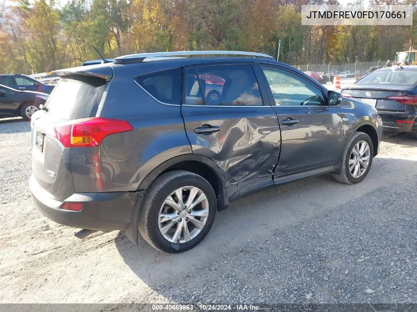 JTMDFREV0FD170661 2015 Toyota Rav4 Limited