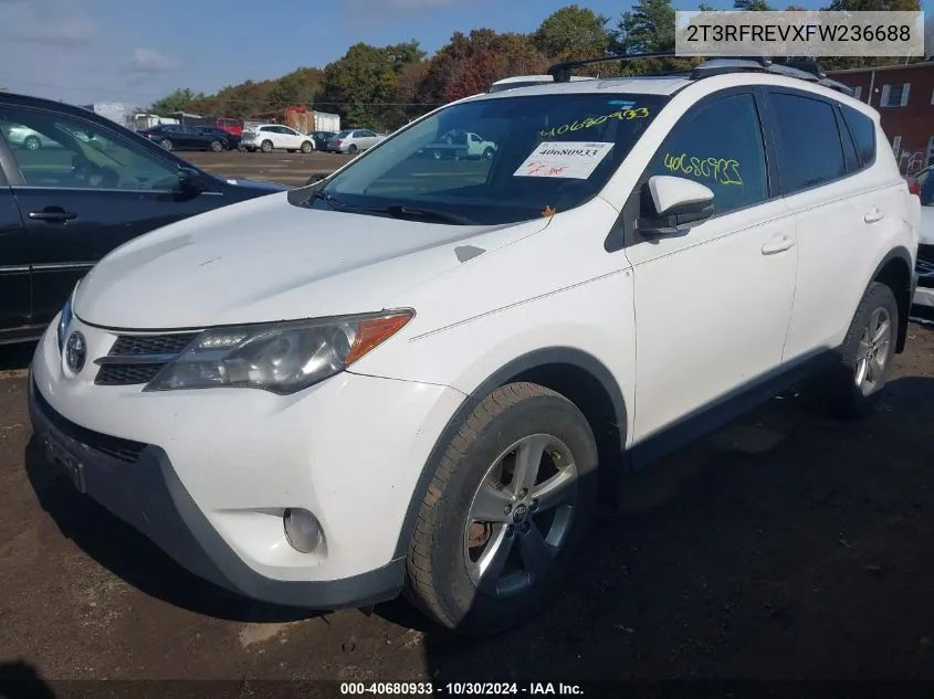 2015 Toyota Rav4 Xle VIN: 2T3RFREVXFW236688 Lot: 40680933