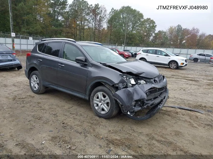 2015 Toyota Rav4 Le VIN: JTMZFREVXFJ048980 Lot: 40700911