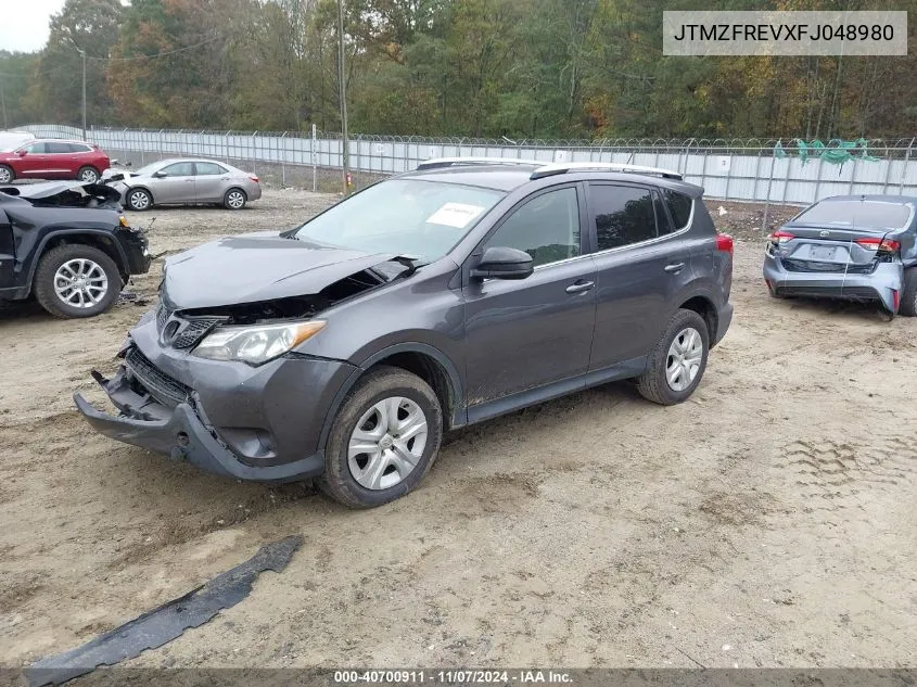 2015 Toyota Rav4 Le VIN: JTMZFREVXFJ048980 Lot: 40700911