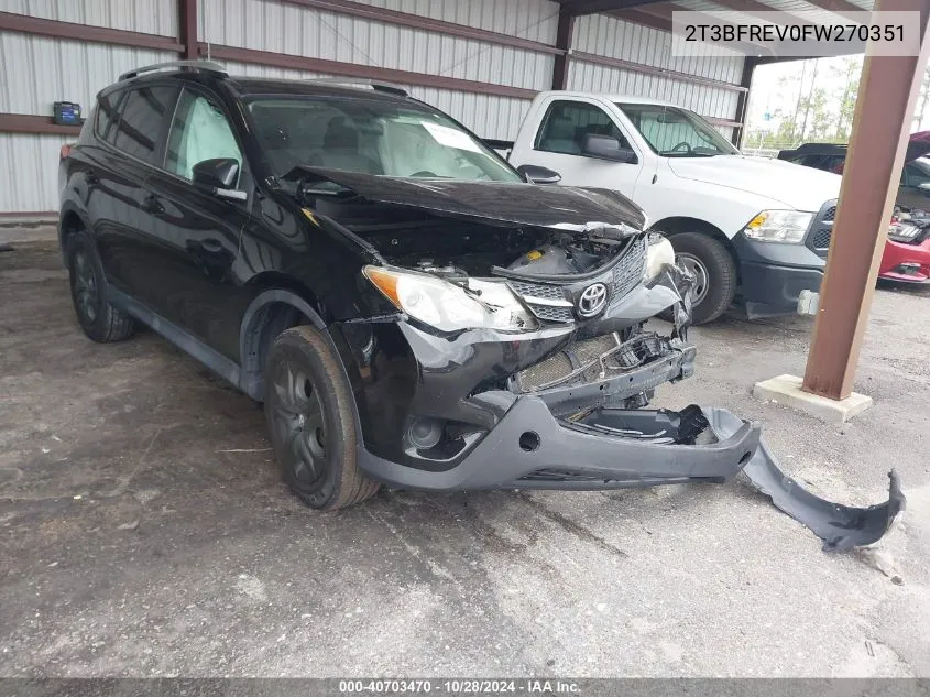 2T3BFREV0FW270351 2015 Toyota Rav4 Le