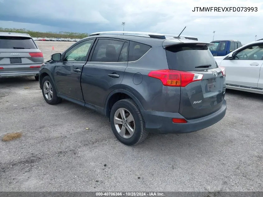 2015 Toyota Rav4 Xle VIN: JTMWFREVXFD073993 Lot: 40706366