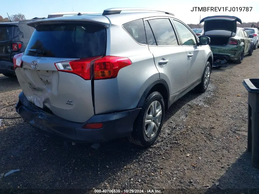 2015 Toyota Rav4 Le VIN: JTMBFREV1FJ019787 Lot: 40706535