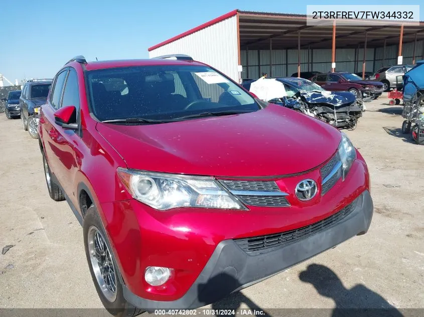 2T3RFREV7FW344332 2015 Toyota Rav4 Xle