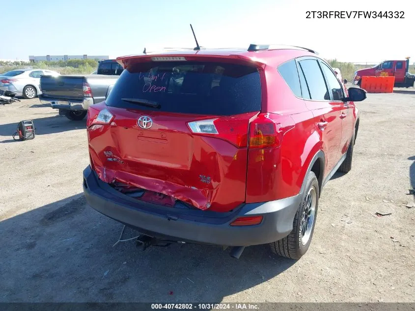 2T3RFREV7FW344332 2015 Toyota Rav4 Xle