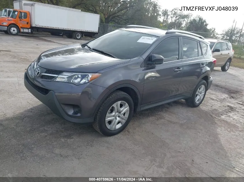 JTMZFREVXFJ048039 2015 Toyota Rav4 Le