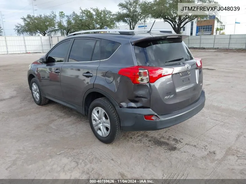 JTMZFREVXFJ048039 2015 Toyota Rav4 Le