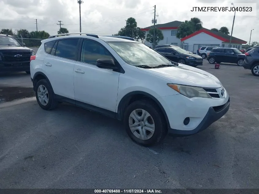 2015 Toyota Rav4 Le VIN: JTMZFREV8FJ040523 Lot: 40769488