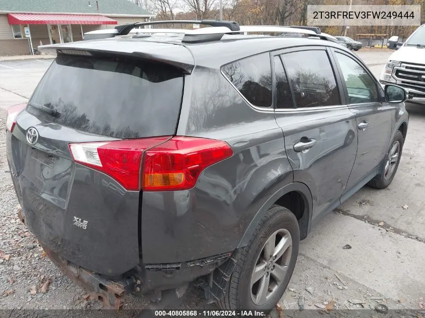 2015 Toyota Rav4 Xle VIN: 2T3RFREV3FW249444 Lot: 40805868