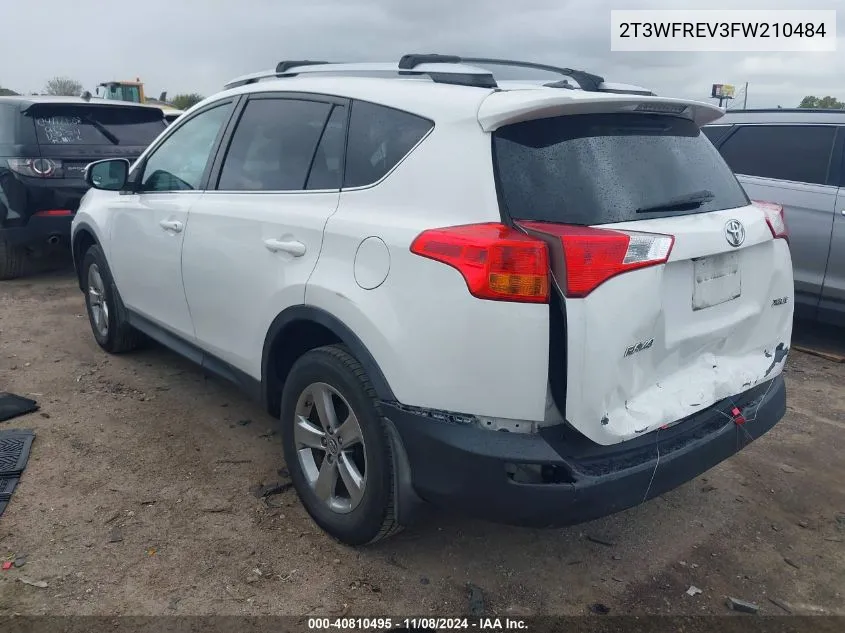 2015 Toyota Rav4 Xle VIN: 2T3WFREV3FW210484 Lot: 40810495