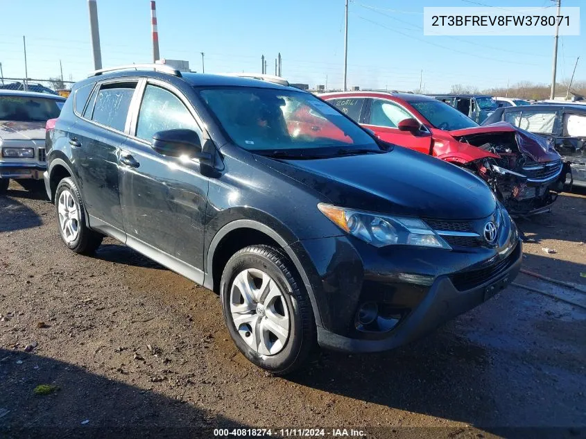 2015 Toyota Rav4 Le VIN: 2T3BFREV8FW378071 Lot: 40818274