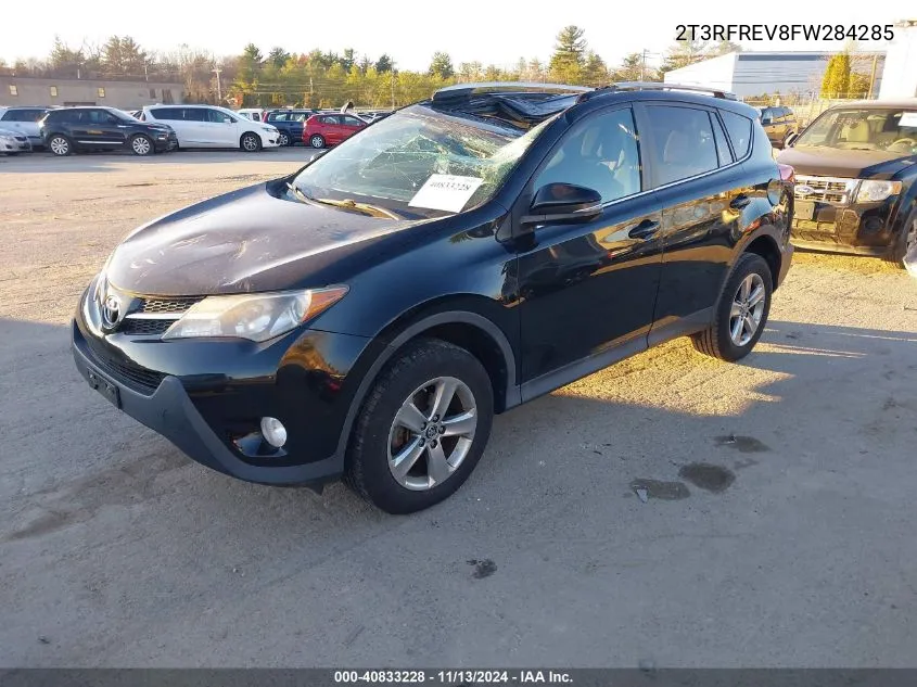 2015 Toyota Rav4 Xle VIN: 2T3RFREV8FW284285 Lot: 40833228