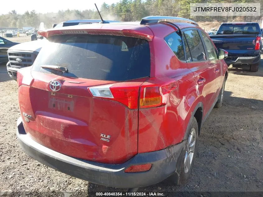 2015 Toyota Rav4 Xle VIN: JTMRFREV8FJ020532 Lot: 40848354