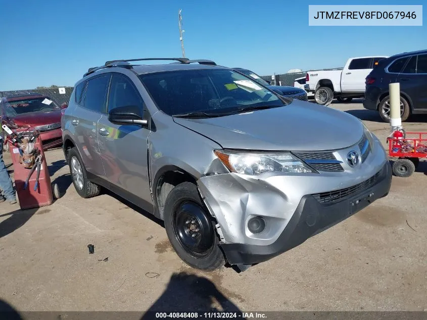 2015 Toyota Rav4 Le VIN: JTMZFREV8FD067946 Lot: 40848408