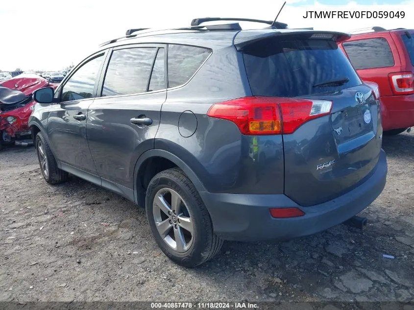 2015 Toyota Rav4 Xle VIN: JTMWFREV0FD059049 Lot: 40857478