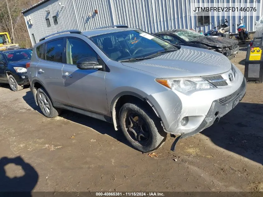 2015 Toyota Rav4 Le VIN: JTMBFREV2FD146076 Lot: 40865381