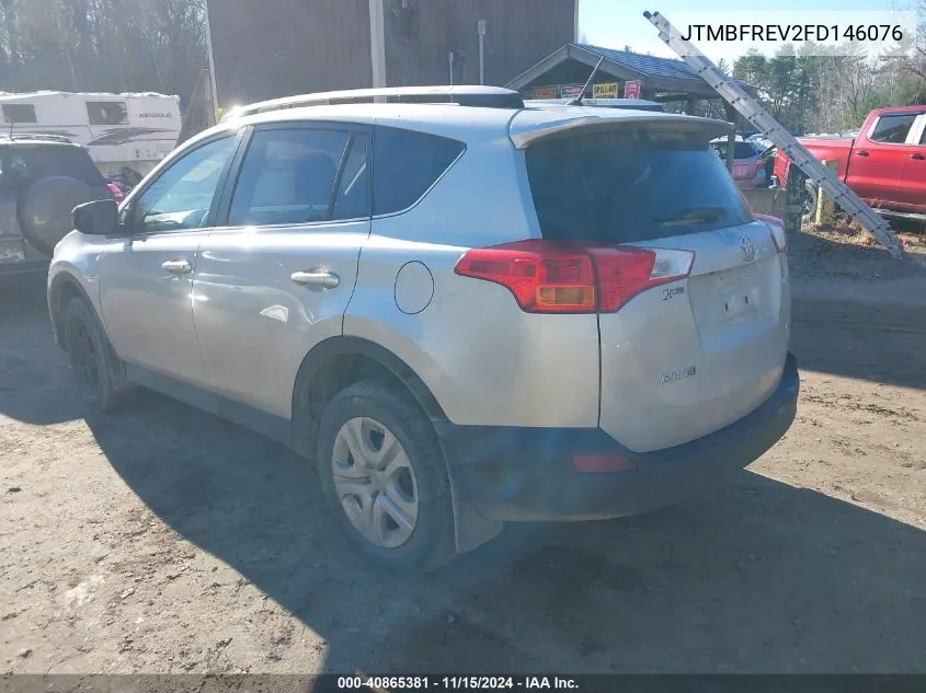 2015 Toyota Rav4 Le VIN: JTMBFREV2FD146076 Lot: 40865381