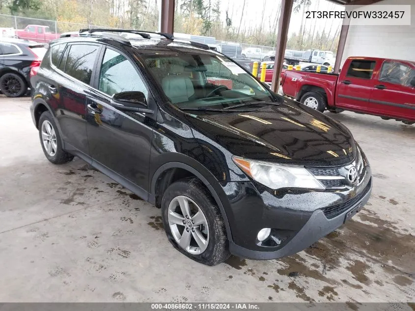 2015 Toyota Rav4 Xle VIN: 2T3RFREV0FW332457 Lot: 40868602