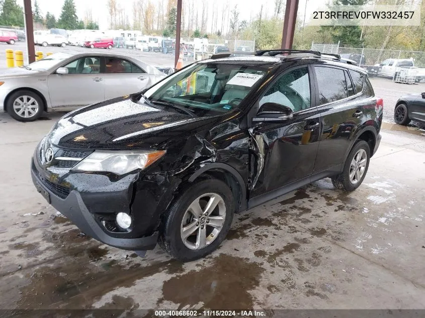 2015 Toyota Rav4 Xle VIN: 2T3RFREV0FW332457 Lot: 40868602