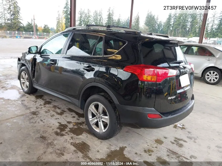 2015 Toyota Rav4 Xle VIN: 2T3RFREV0FW332457 Lot: 40868602