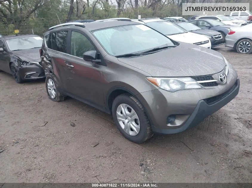 2015 Toyota Rav4 Le VIN: JTMBFREVXFD169363 Lot: 40871622