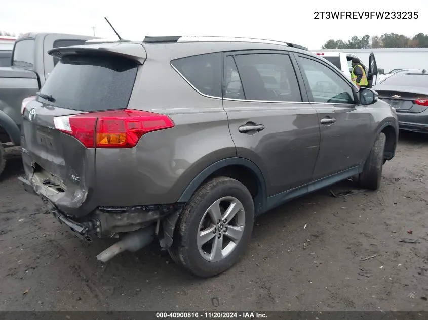 2015 Toyota Rav4 Xle VIN: 2T3WFREV9FW233235 Lot: 40900816