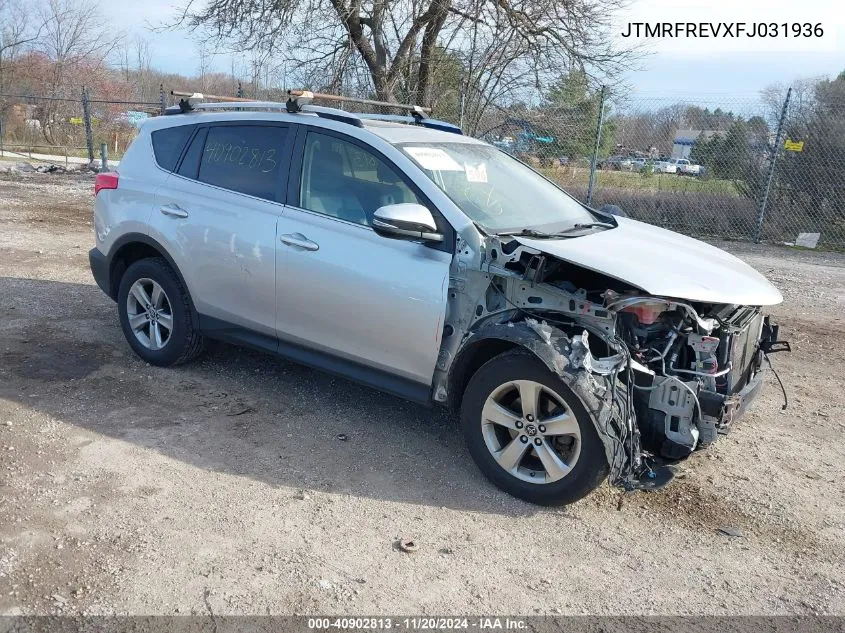 2015 Toyota Rav4 Xle VIN: JTMRFREVXFJ031936 Lot: 40902813