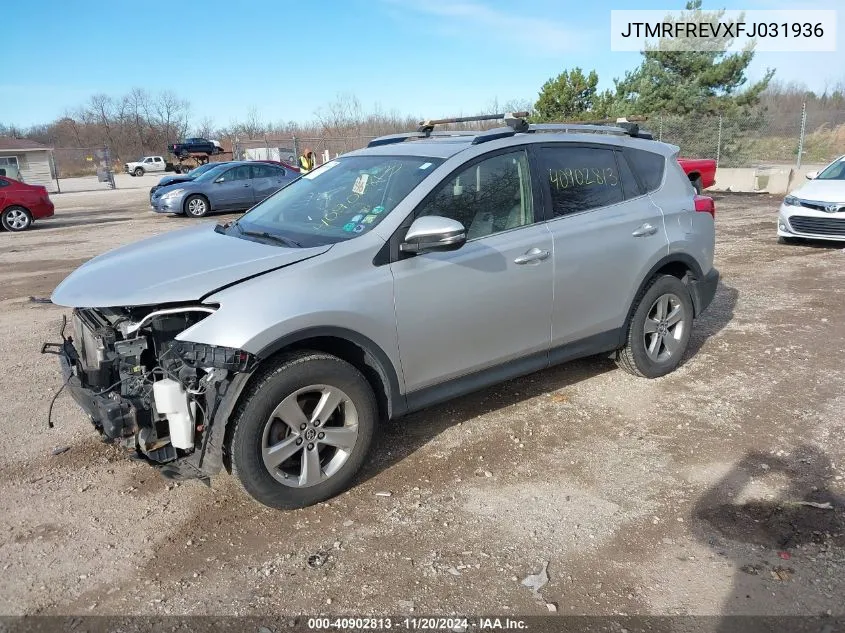 2015 Toyota Rav4 Xle VIN: JTMRFREVXFJ031936 Lot: 40902813