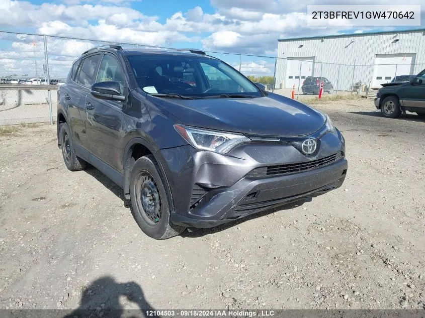 2T3BFREV1GW470642 2016 Toyota Rav4 Le