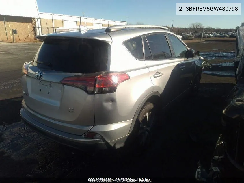 2T3BFREV5GW480798 2016 Toyota Rav4 Le