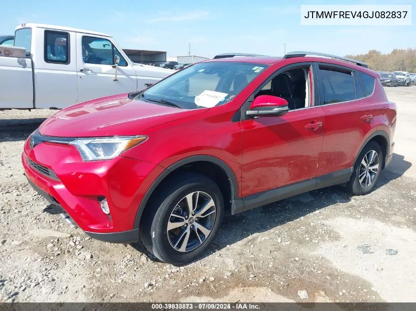 2016 Toyota Rav4 Xle VIN: JTMWFREV4GJ082837 Lot: 39833873