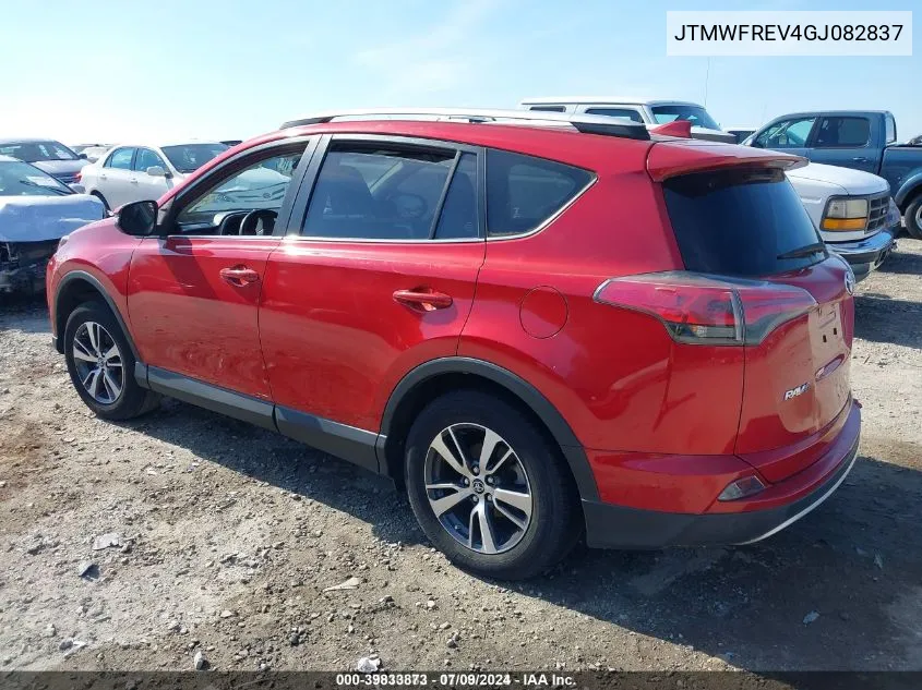 2016 Toyota Rav4 Xle VIN: JTMWFREV4GJ082837 Lot: 39833873