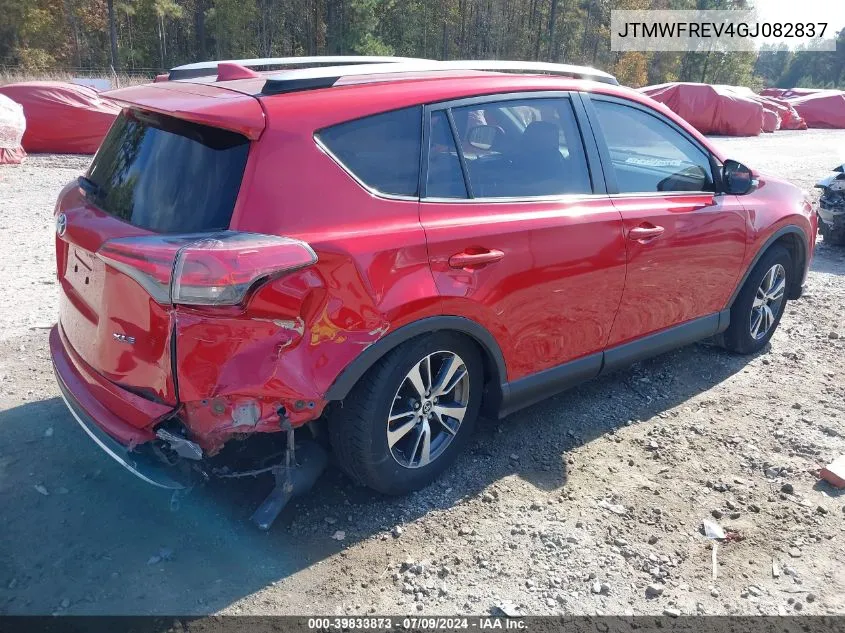 2016 Toyota Rav4 Xle VIN: JTMWFREV4GJ082837 Lot: 39833873