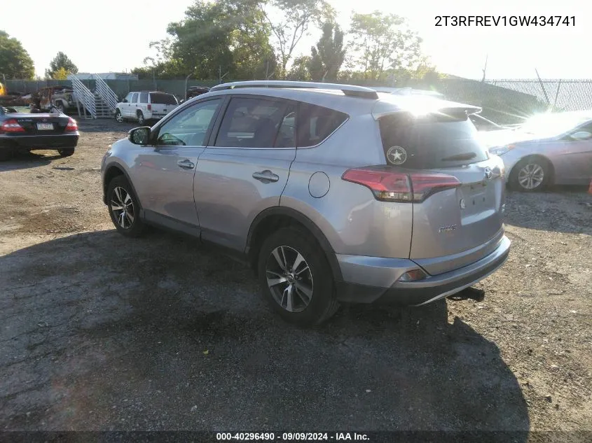 2T3RFREV1GW434741 2016 Toyota Rav4 Xle