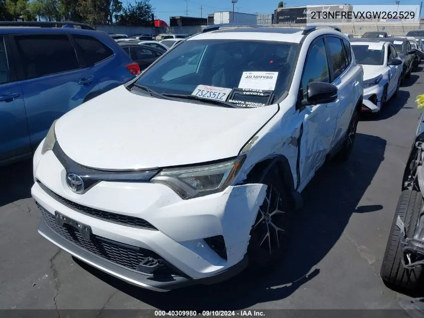 2T3NFREVXGW262529 2016 Toyota Rav4 Se