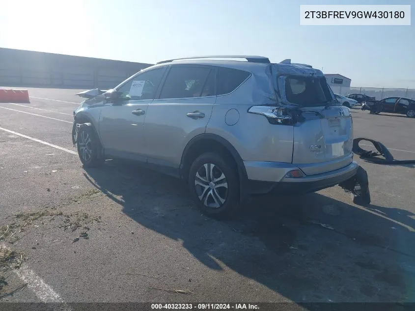 2T3BFREV9GW430180 2016 Toyota Rav4 Le