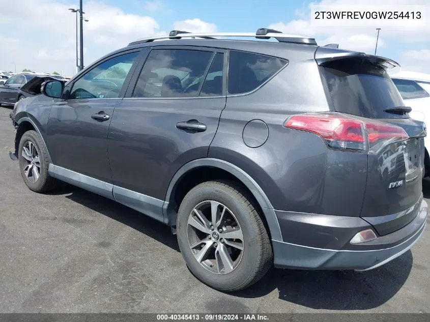 2T3WFREV0GW254413 2016 Toyota Rav4 Xle