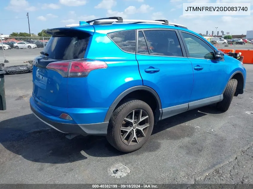 JTMNFREV2GD083740 2016 Toyota Rav4 Se