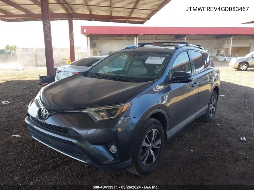 2016 Toyota Rav4 Xle VIN: JTMWFREV4GD083467 Lot: 40413971