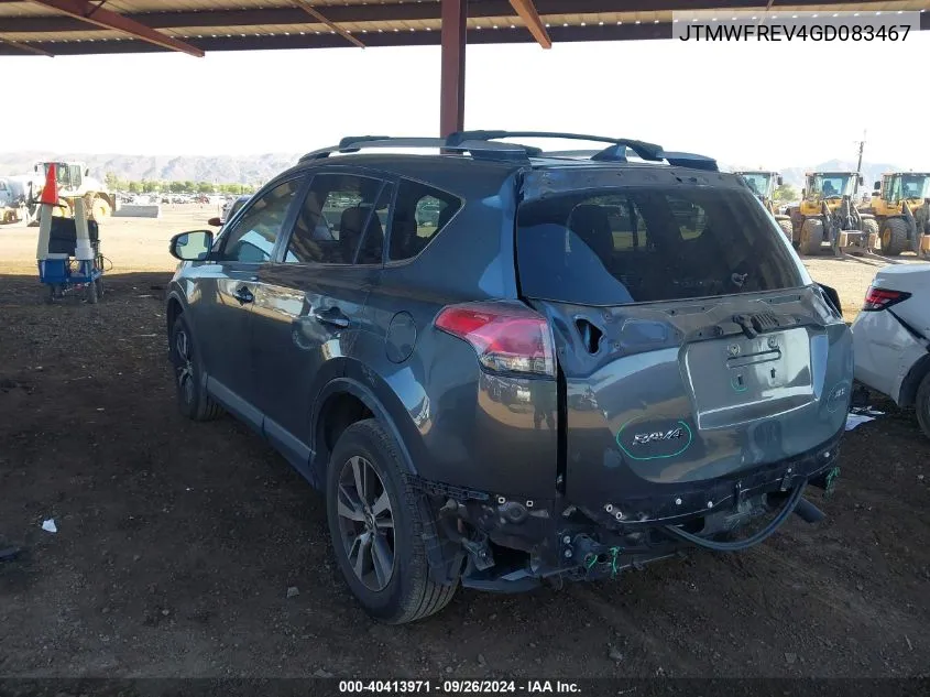 JTMWFREV4GD083467 2016 Toyota Rav4 Xle