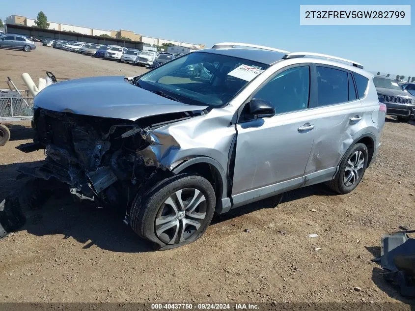 2016 Toyota Rav4 Le VIN: 2T3ZFREV5GW282799 Lot: 40437750