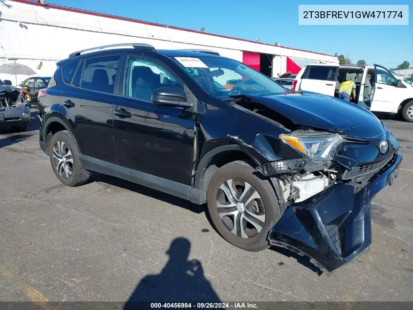 2016 Toyota Rav4 Le VIN: 2T3BFREV1GW471774 Lot: 40456984